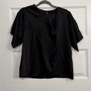 Banana republic Satin Black Top